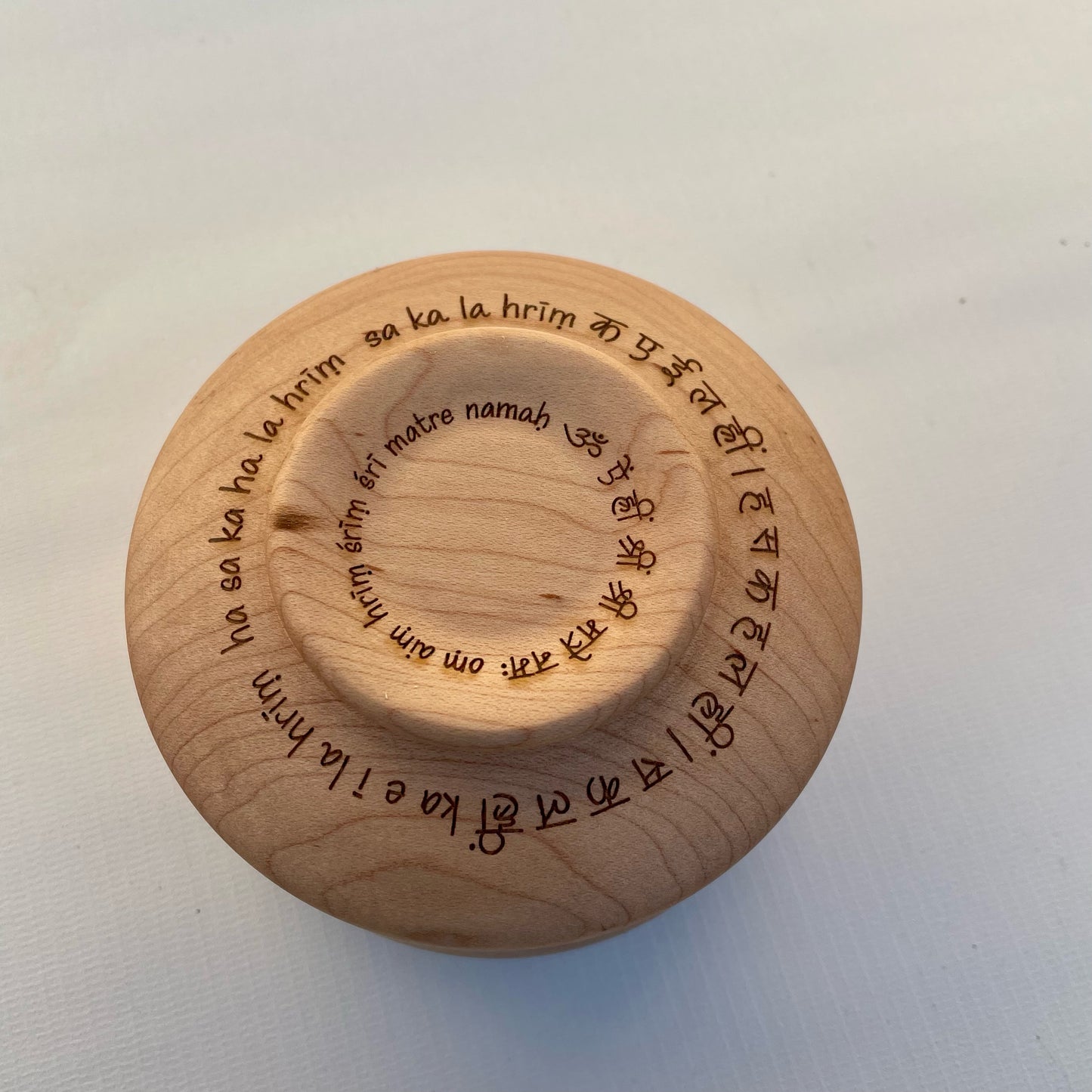 Handmade Maple Box with Hidden Tensor Ring