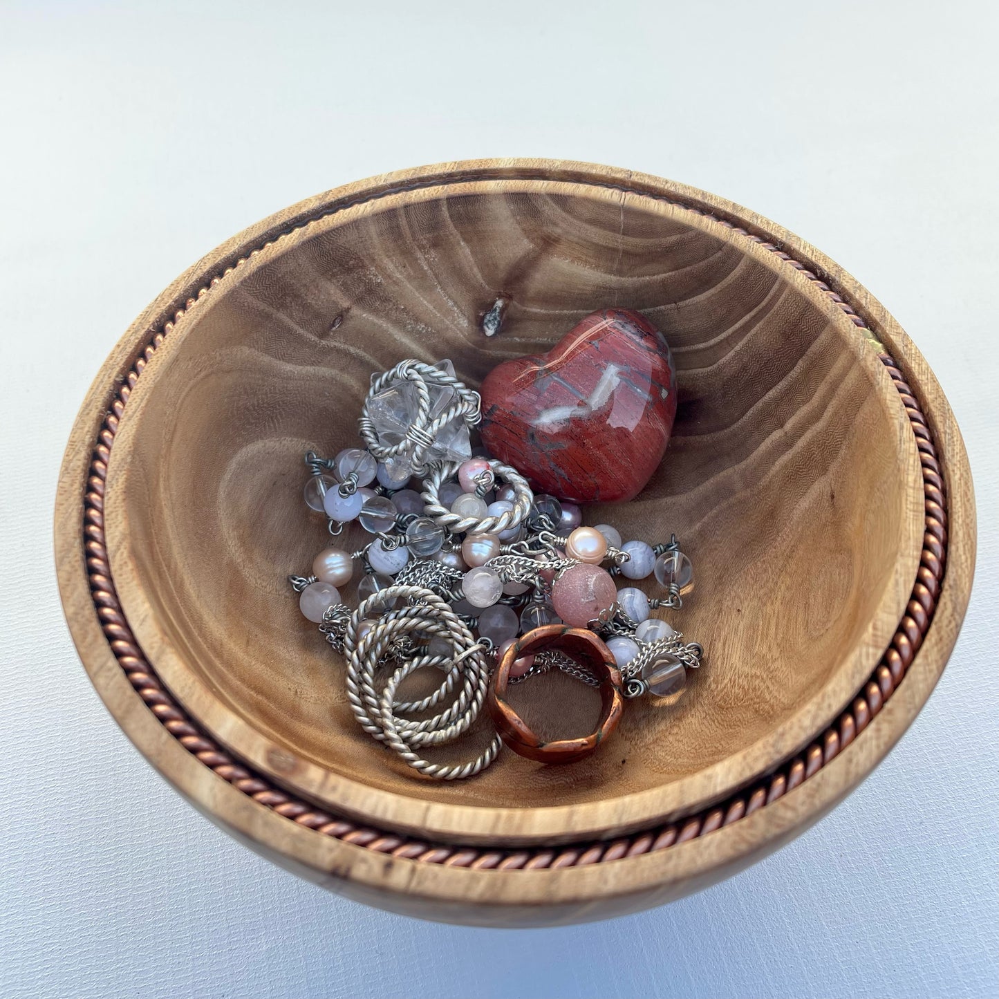 Hand Made Elm Tensor Ring Communion Bowl (#4)