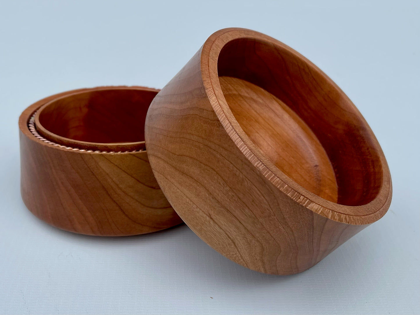 Handmade Cherry Box with Hidden Tensor Ring