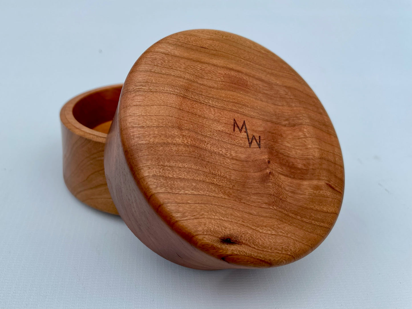 Handmade Cherry Box with Hidden Tensor Ring