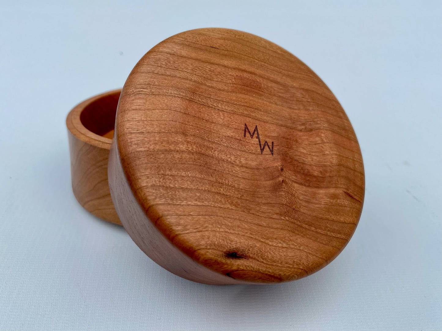 Handmade Cherry Box with Hidden Tensor Ring