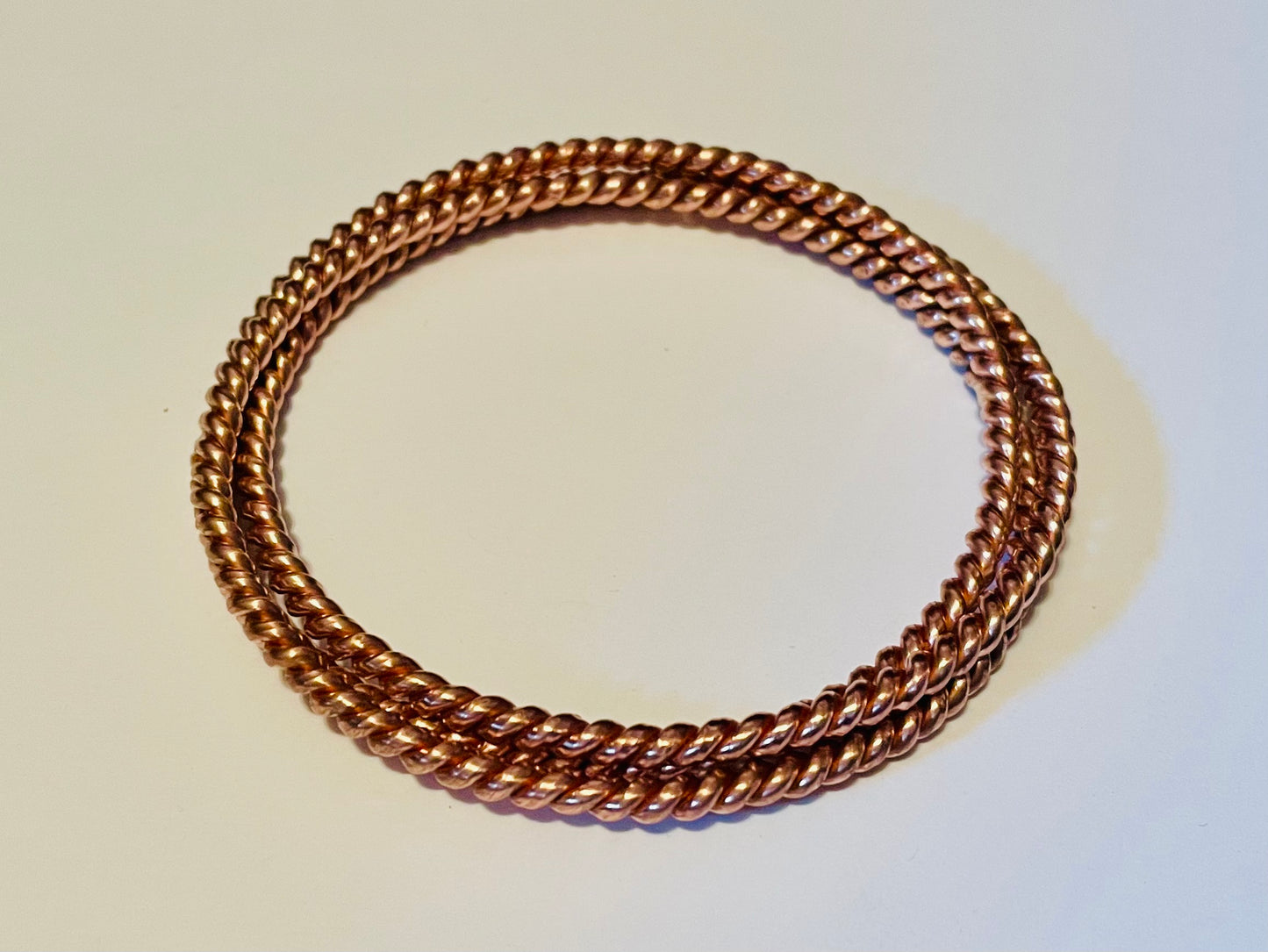 hanuman 3 ring copper tensor ring bracelet