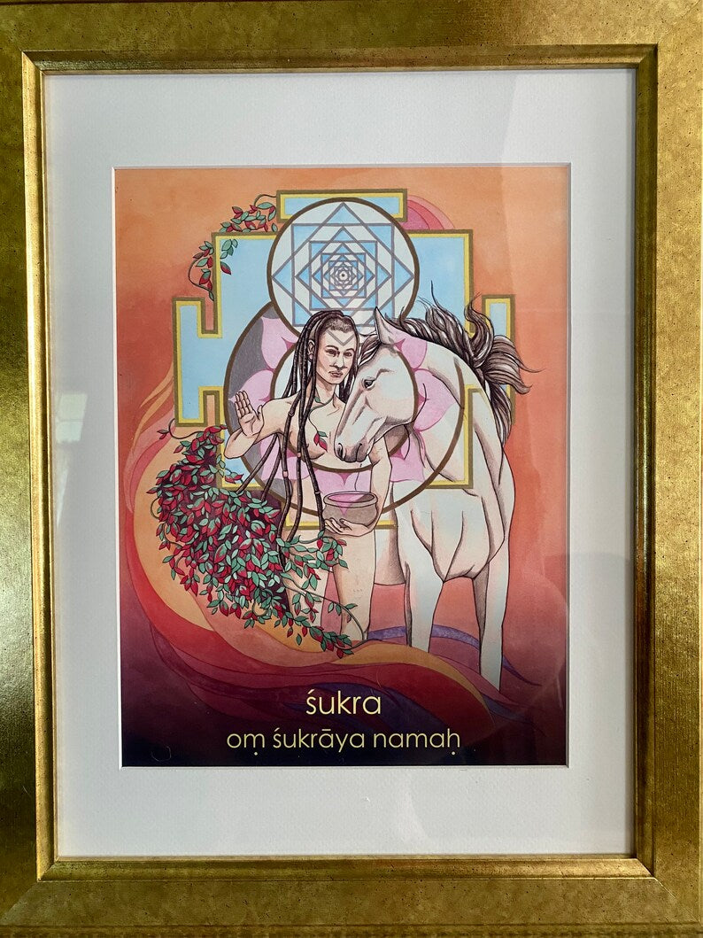 Nine Planets Artwork Series | Mantra Oracle Cards Prints