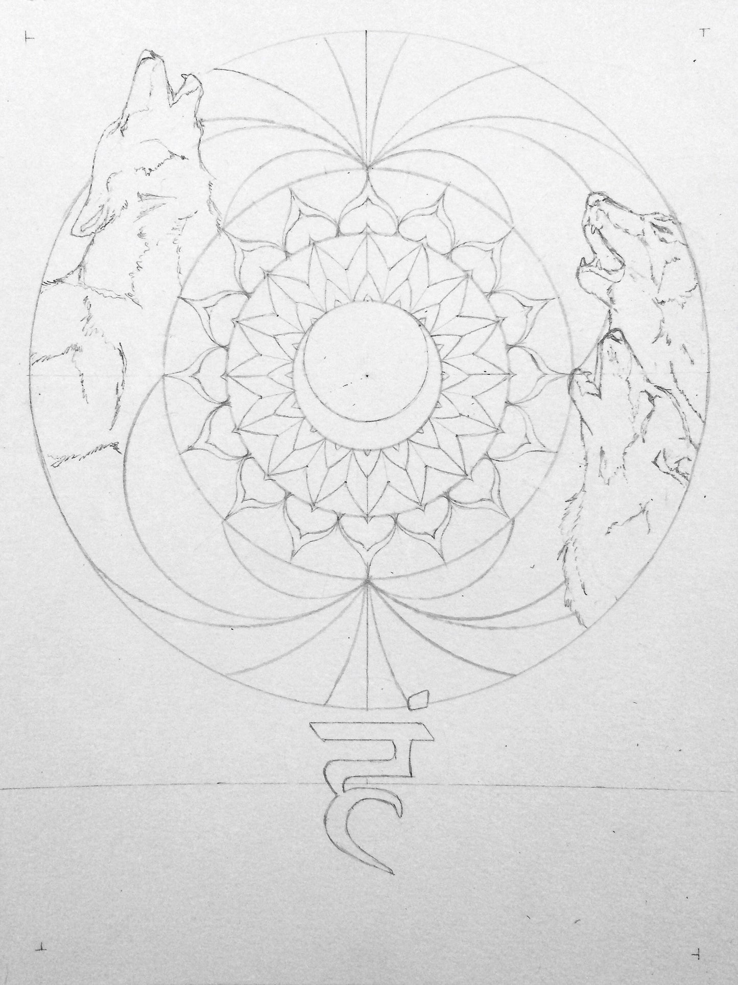 Viśuddha Cakra (Throat) | Mantra Oracle Art Print