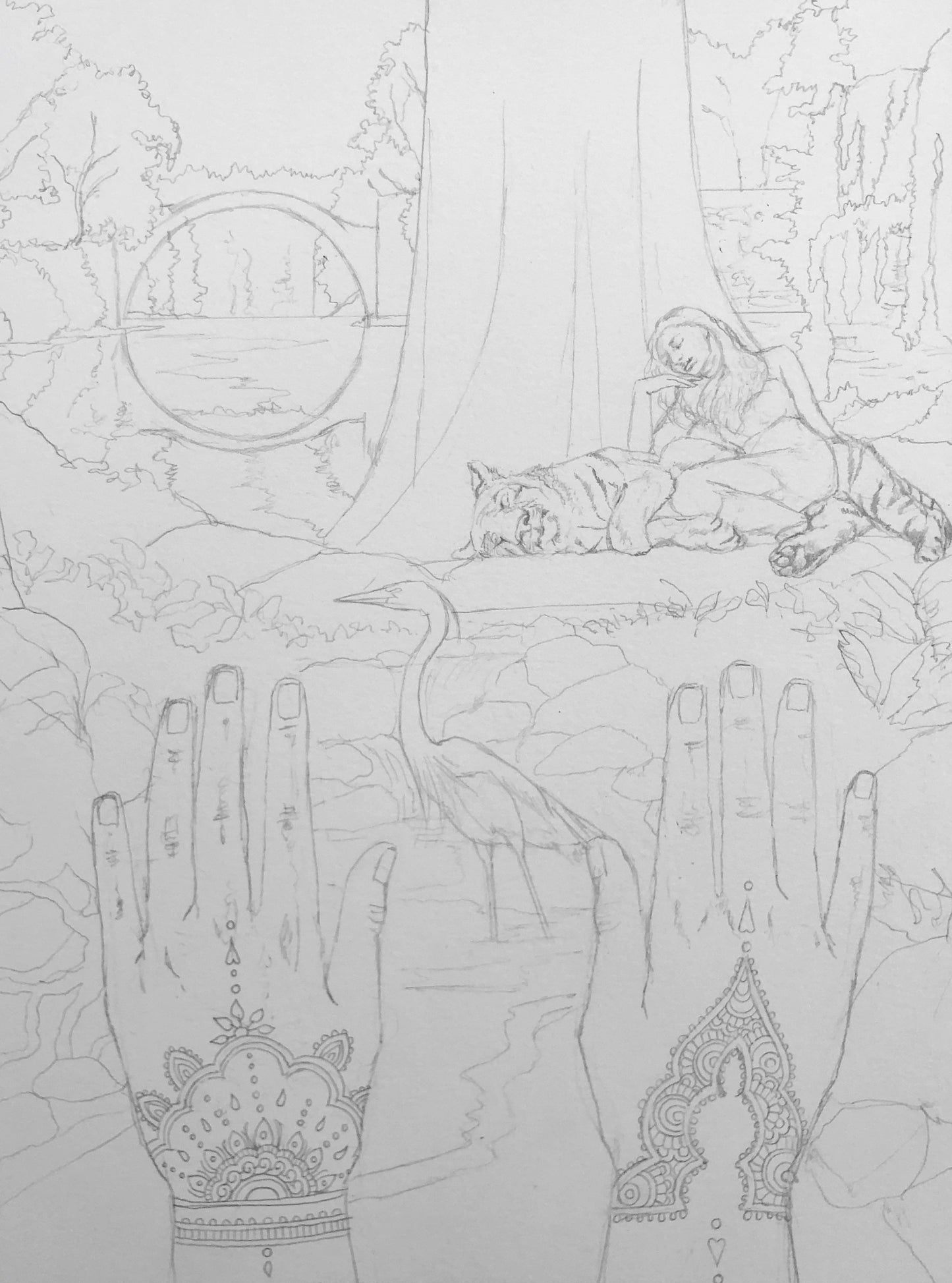 Shanti Shanti Shanti | Mantra Oracle Artwork Print