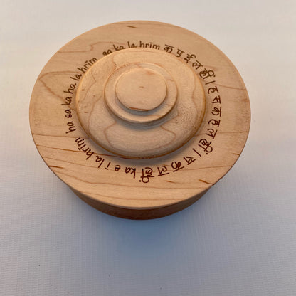 Handmade Maple Box with Hidden Tensor Ring