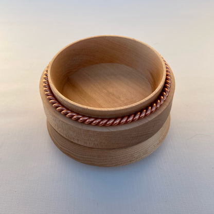 Handmade Maple Box with Hidden Tensor Ring