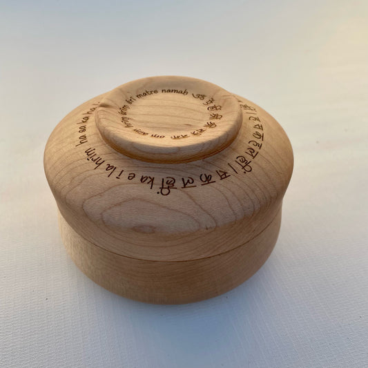 Handmade Maple Box with Hidden Tensor Ring