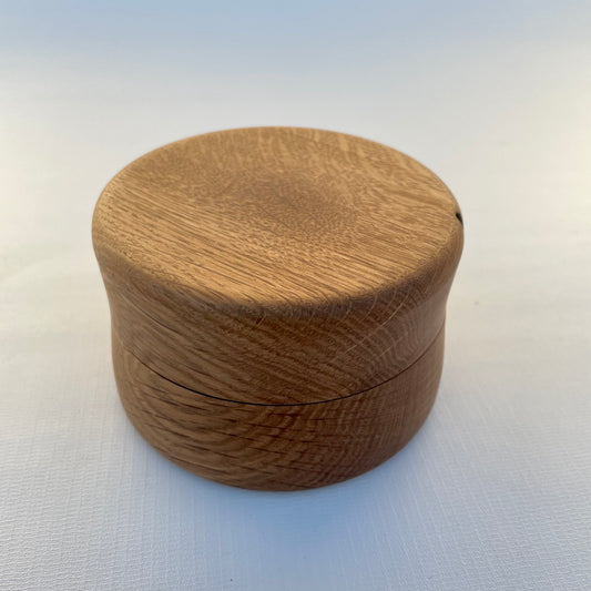 Handmade White Oak Box with Hidden Tensor Ring