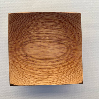 Red Oak Square Communion Bowl (#1)