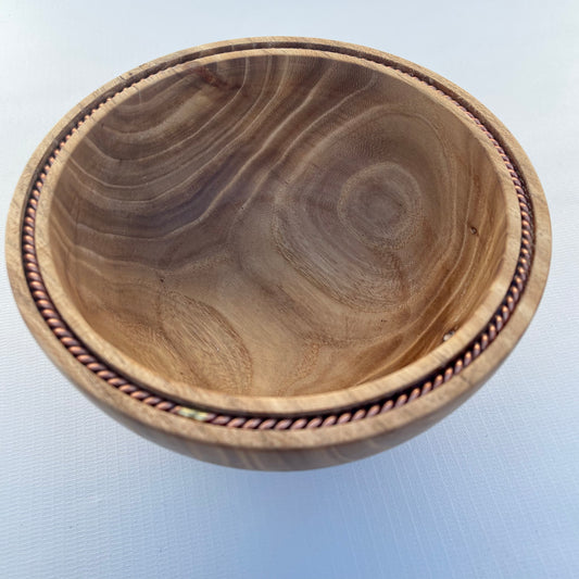 Hand Made Elm Tensor Ring Communion Bowl (#4)