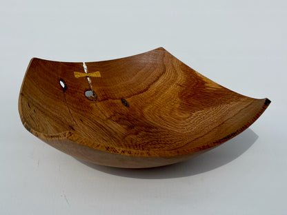 Large White Oak Square Communion Bowl (#9)