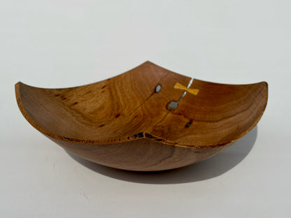 Large White Oak Square Communion Bowl (#9)