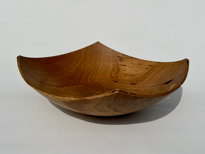 Large White Oak Square Communion Bowl (#9)