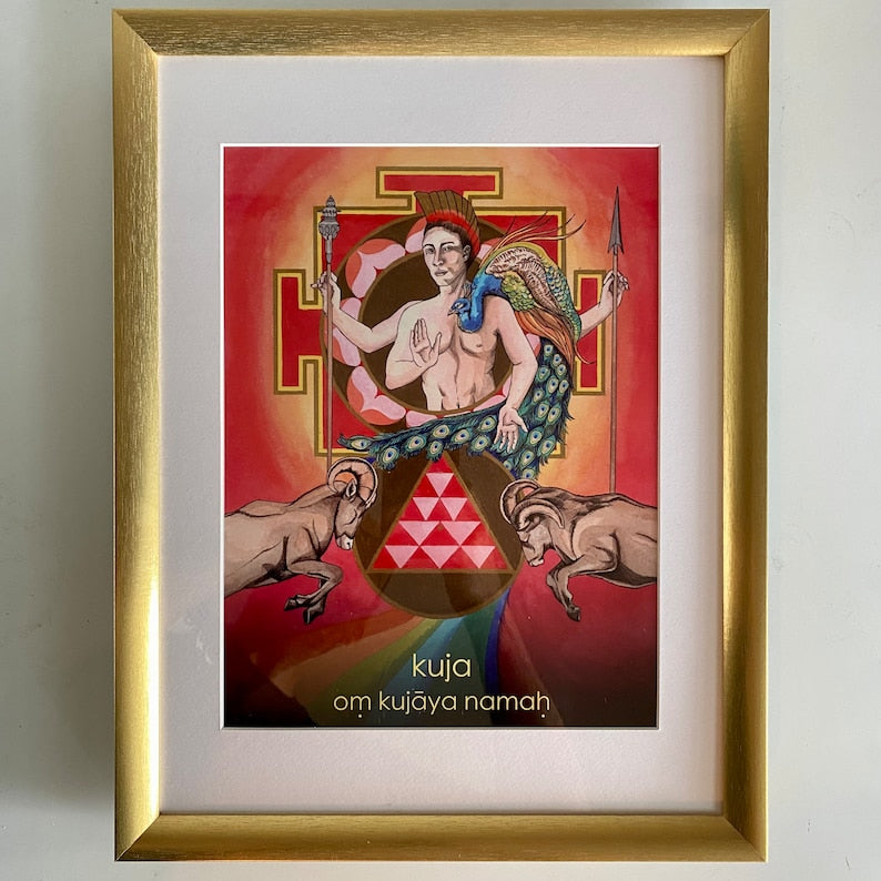 Nine Planets Artwork Series | Mantra Oracle Cards Prints