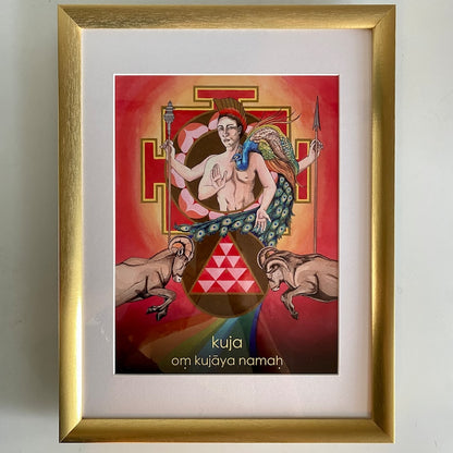 Nine Planets Artwork Series | Mantra Oracle Cards Prints