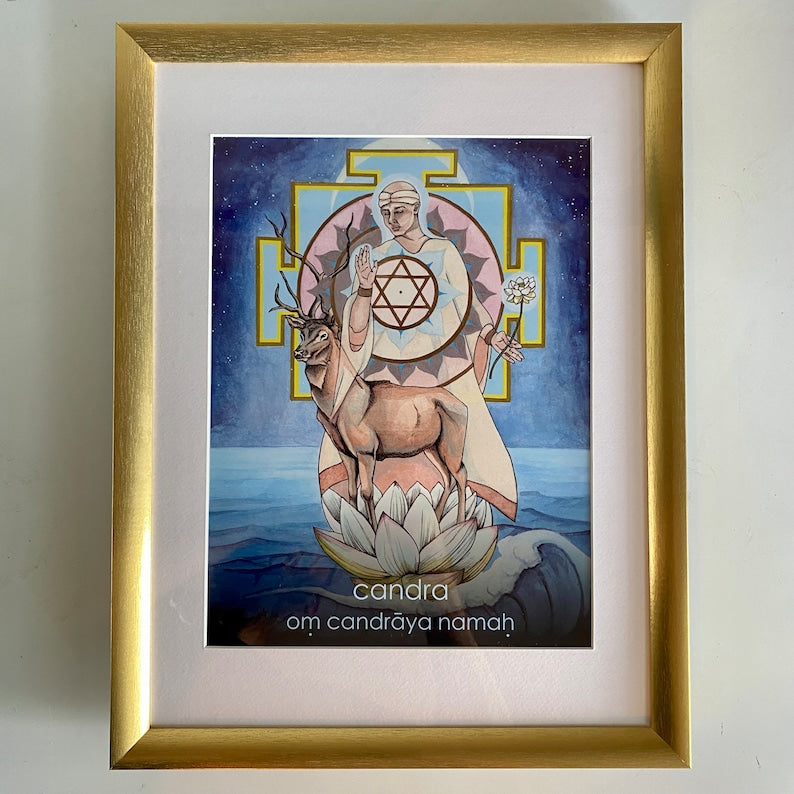 Nine Planets Artwork Series | Mantra Oracle Cards Prints