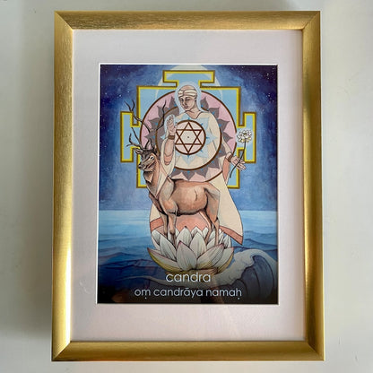 Nine Planets Artwork Series | Mantra Oracle Cards Prints
