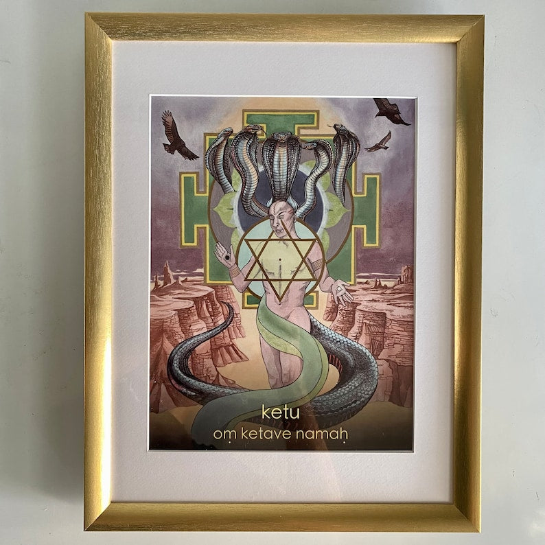 Nine Planets Artwork Series | Mantra Oracle Cards Prints