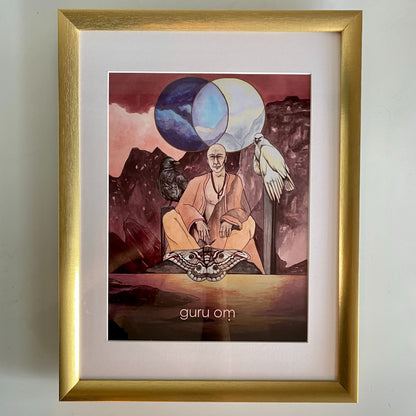 Guru Oṃ | Mantra Oracle Art Print