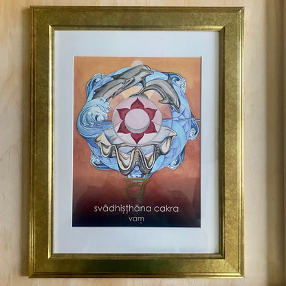 Svadhisthana (Sacral) | Mantra Oracle Art Print