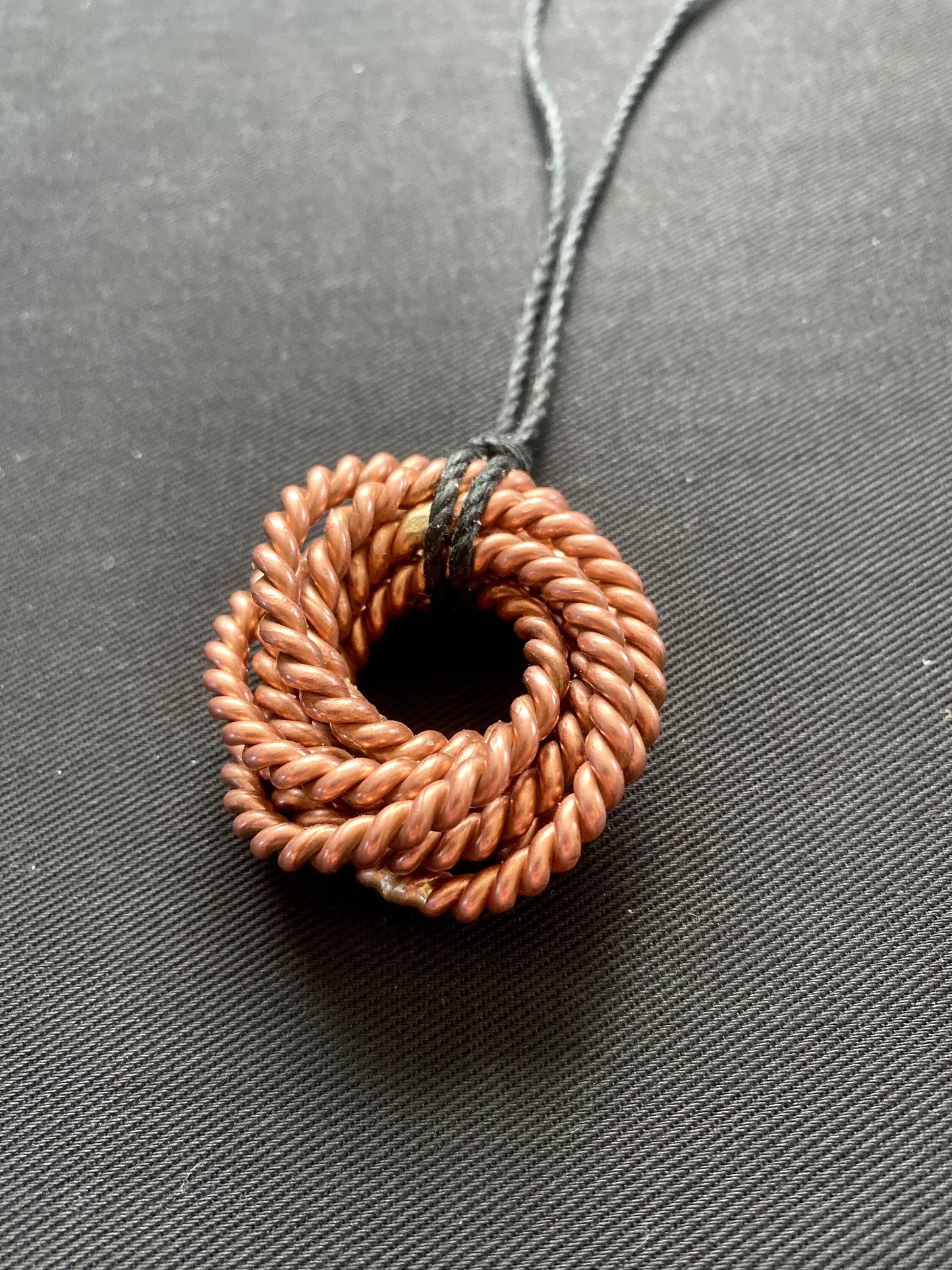 Love Knot Torus Pendant — Vortex Tensor Rings