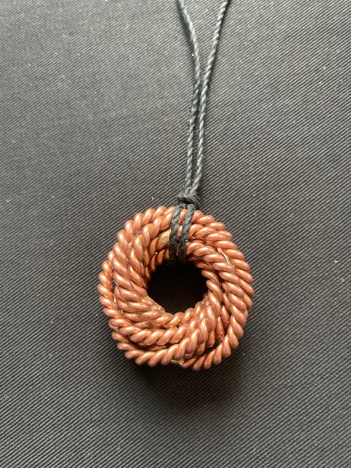 Love Knot Torus Pendant — Vortex Tensor Rings