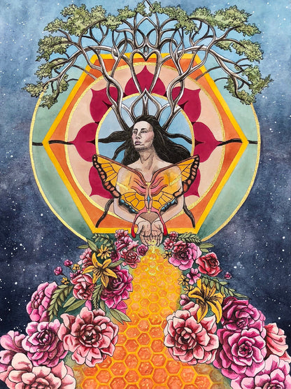 Mantra Oracle Aham Prema Artwork